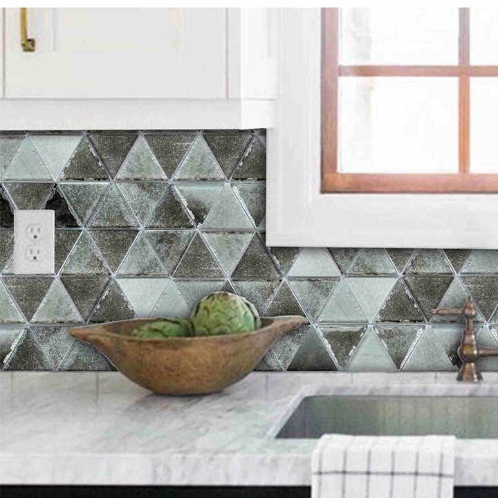 Smart kitchen glass mosaic designs kitchen backsplash glass stone tile